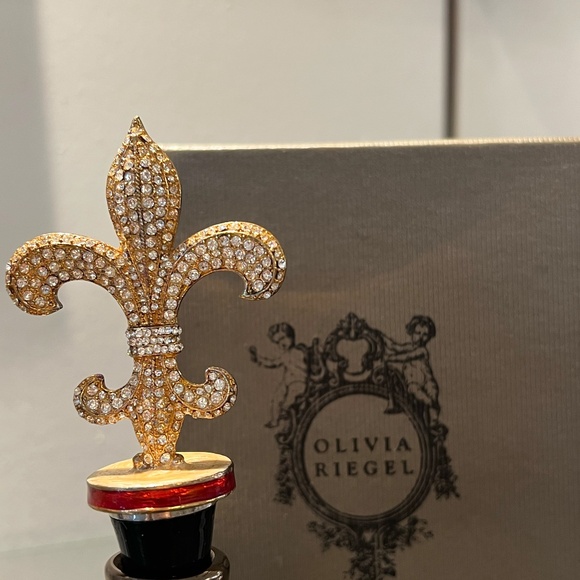 Olivia Riegel Fleur de Lis Bottle Stopper - Picture 2 of 2